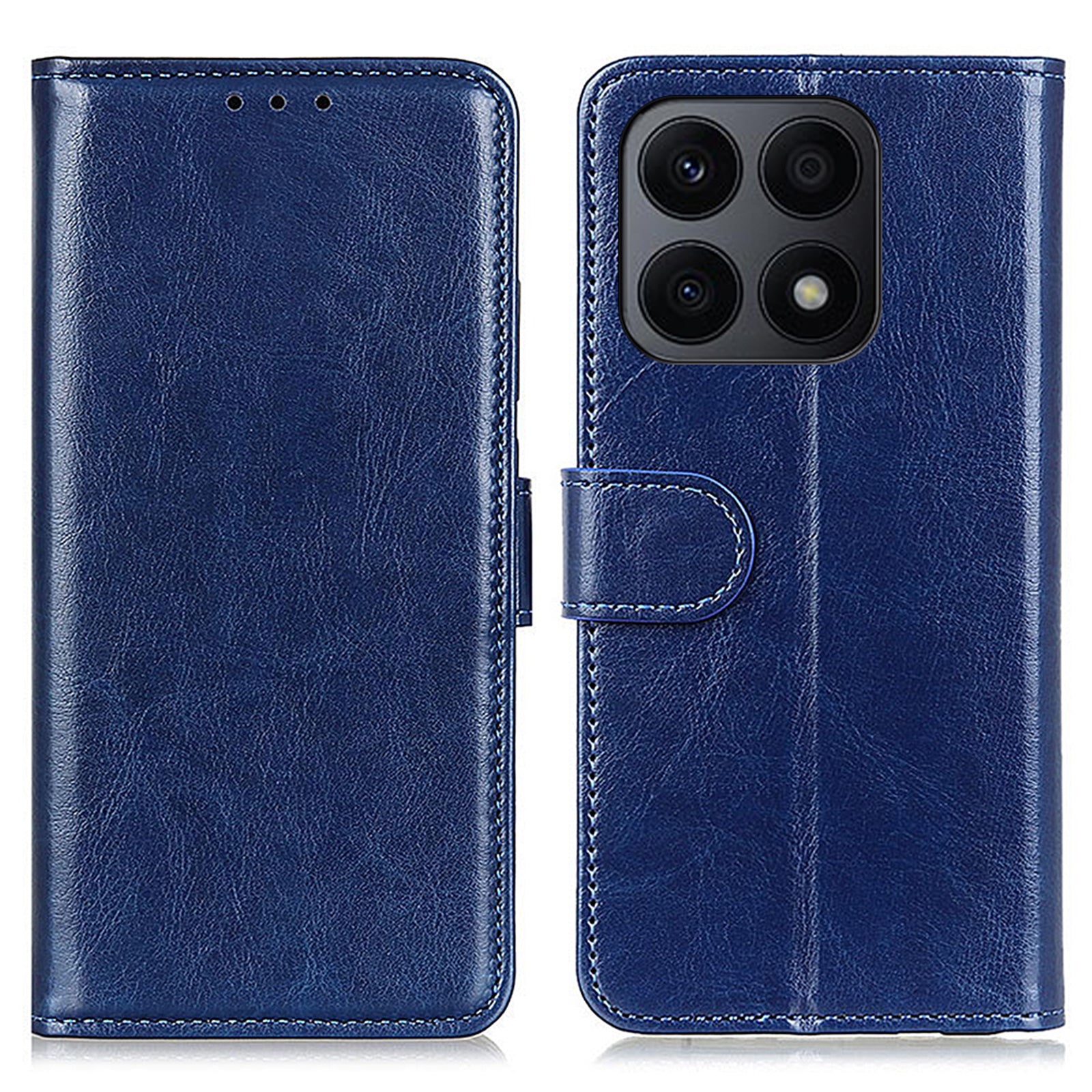 Wallet Case For Honor X8a 4G Flip PU Leather Crazy Horse Texture Stand Phone Cover Wallet Case For Honor X8a 4G Flip PU Leather Crazy Horse Texture Stand Phone Cover
